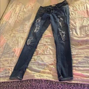 skinny ripped jeans